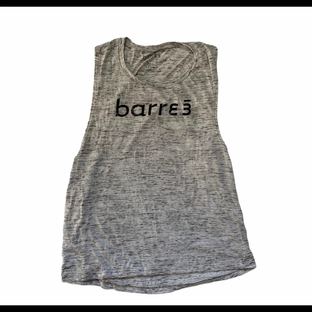 Barre3 Gray Tank Top Size M
